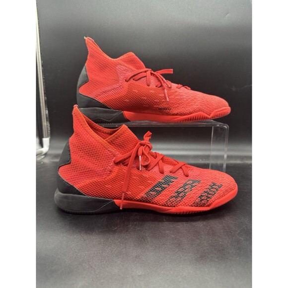 adidas Predator Freak.3 TF Demonscale Soccer Shoes Men's 6.5 RED Turf FY6285 EUC - Picture 1 of 8